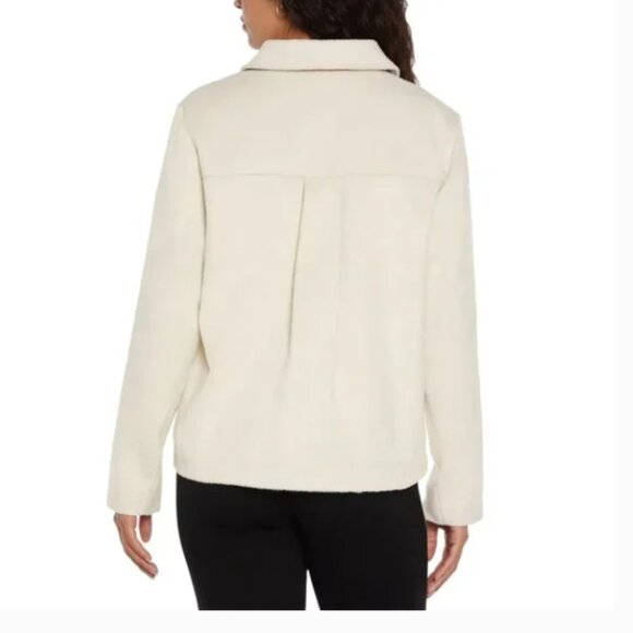 Banana Republic Women’s Snap Front Jacket Cream - Picture 3 of 4